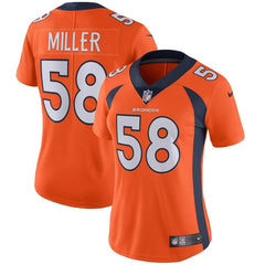 Von Miller Denver Broncos Women's Vapor Untouchable Limited Player Jersey - Orange 2019