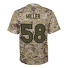 Image of Von Miller Denver Broncos Youth Salute to Service Game Jersey - Camo 2019