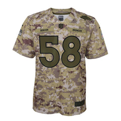 Von Miller Denver Broncos Youth Salute to Service Game Jersey - Camo 2019