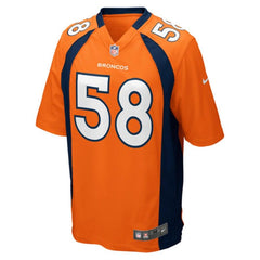 Von Miller Denver Broncos Youth Team Color Game Jersey - Orange 2019