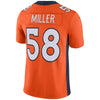 Image of Von Miller Denver Broncos Youth Vapor Untouchable Limited Player Jersey - Orange 2019