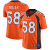 Image of Von Miller Denver Broncos Youth Vapor Untouchable Limited Player Jersey - Orange 2019