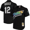 Image of Wade Boggs Tampa Bay Rays Mitchell &amp; Ness Cooperstown Collection 1991 Mesh Batting Practice Jersey - Black 2019