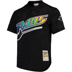 Wade Boggs Tampa Bay Rays Mitchell & Ness Cooperstown Collection 1991 Mesh Batting Practice Jersey - Black 2019