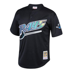 Wade Boggs Tampa Bay Rays Mitchell & Ness Youth Cooperstown Collection Mesh Batting Practice Jersey – Black 2019