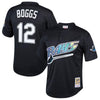 Image of Wade Boggs Tampa Bay Rays Mitchell &amp; Ness Youth Cooperstown Collection Mesh Batting Practice Jersey – Black 2019