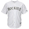 Image of Wade Davis Colorado Rockies Majestic Home Cool Base Player Jersey - White 2019