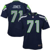 Image of Walter Jones Seattle Seahawks Youth Retired Game Jersey - Navy Blue 2019