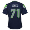 Image of Walter Jones Seattle Seahawks Youth Retired Game Jersey - Navy Blue 2019