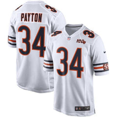 Walter Payton Chicago Bears 100th Season Retired Game Jersey – White 2019