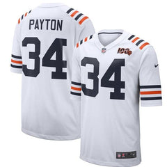 Walter Payton Chicago Bears 2019 100th Season Alternate Classic Retired Player Game Jersey - White 2019