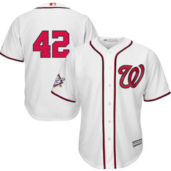 Washington Nationals Majestic 2019 Jackie Robinson Day Official Cool Base Jersey – White 2019