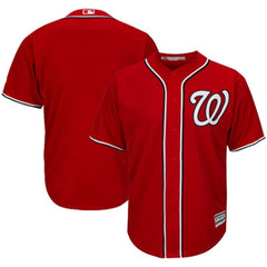 Washington Nationals Majestic Official Cool Base Jersey - Red 2019