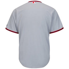 Washington Nationals Majestic Official Cool Base Team Jersey - Gray 2019