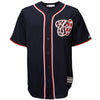 Image of Washington Nationals Majestic Official Stars and Stripes Cool Base Jersey - Navy 2019