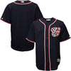 Image of Washington Nationals Majestic Official Stars and Stripes Cool Base Jersey - Navy 2019