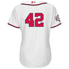 Image of Washington Nationals Majestic Women's 2019 Jackie Robinson Day Official Cool Base Jersey – White 2019