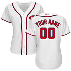 Washington Nationals Majestic Women's Home Cool Base Custom Jersey - White 2019