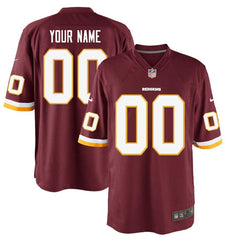 Washington Redskins Custom Game Jersey - Burgundy 2019