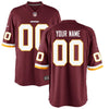 Image of Washington Redskins Youth Custom Game Jersey - Burgundy 2019