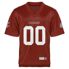 Washington State Cougars Personalized Football Name & Number Jersey - Crimson 2019