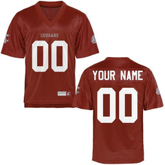 Washington State Cougars Personalized Football Name &amp; Number Jersey - Crimson 2019