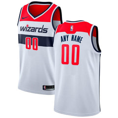 Washington Wizards Custom Swingman Jersey White - Association Edition 2019