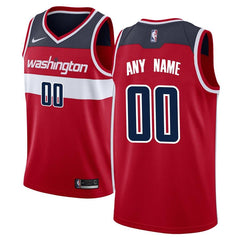 Washington Wizards Swingman Custom Jersey Red - Icon Edition 2019