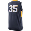 Image of West Virginia Mountaineers College Replica Basketball Jersey – Navy 2019