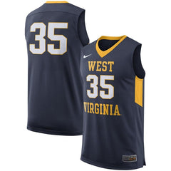 West Virginia Mountaineers College Replica Basketball Jersey – Navy 2019