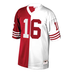 Joe Montana San Francisco 49ers Mitchell & Ness Retired Player Split Replica Jersey – Scarlet/White 2019