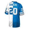 Image of Barry Sanders Detroit Lions Mitchell &amp; Ness Retired Player Split Replica Jersey – Blue/White 2019