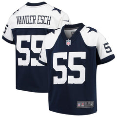 Leighton Vander Esch Dallas Cowboys Youth Alternate Game Jersey – Navy/White 2019