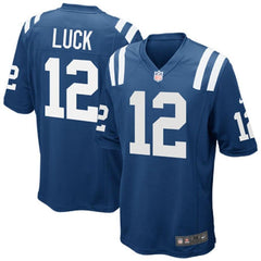 Andrew Luck Indianapolis Colts Team Game Jersey - Royal/White 2019