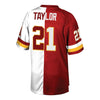 Image of Sean Taylor Washington Redskins Mitchell &amp; Ness Retired Player Split Replica Jersey – Burgundy/White 2019