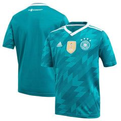 Germany National Team Youth Away Replica Blank Jersey – Green/White 2019