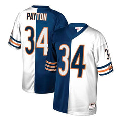 Walter Payton Chicago Bears Mitchell &amp; Ness Retired Player Split Replica Jersey – Navy/White 2019