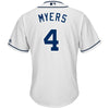 Image of Wil Myers San Diego Padres Majestic Cool Base Player Jersey - White 2019