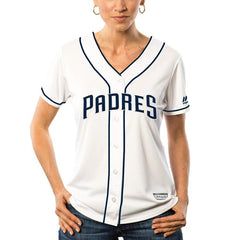 Wil Myers San Diego Padres Majestic Women's Cool Base Player Jersey - White 2019