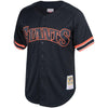 Image of Will Clark San Francisco Giants Mitchell &amp; Ness Fashion Cooperstown Collection Mesh Batting Practice Jersey - Black 2019