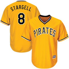 Willie Stargell Pittsburgh Pirates Majestic Alternate Cool Base Player Jersey - Gold 2019