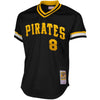 Image of Willie Stargell Pittsburgh Pirates Mitchell &amp; Ness 1982 Cooperstown Collection Mesh Batting Practice Jersey - Black 2019