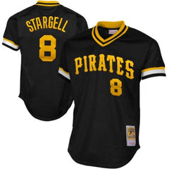 Willie Stargell Pittsburgh Pirates Mitchell &amp; Ness 1982 Cooperstown Collection Mesh Batting Practice Jersey - Black 2019