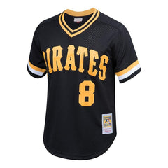 Willie Stargell Pittsburgh Pirates Mitchell & Ness Youth Cooperstown Collection Mesh Batting Practice Jersey – Black 2019