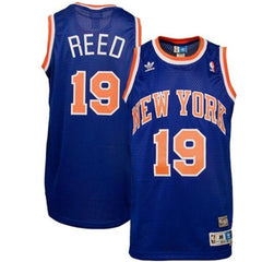 Willis Reed New York Knicks Hardwood Classics Soul Swingman Throwback Jersey - Blue 2019