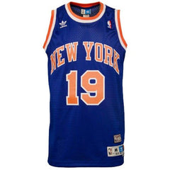 Willis Reed New York Knicks Hardwood Classics Soul Swingman Throwback Jersey - Blue 2019