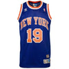 Image of Willis Reed New York Knicks Hardwood Classics Soul Swingman Throwback Jersey - Blue 2019