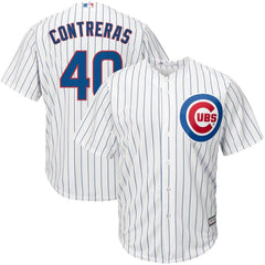 Willson Contreras Chicago Cubs Majestic Official Cool Base Player Jersey - White 2019