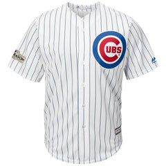 Willson Contreras Chicago Cubs Majestic Postseason Cool Base Player Jersey – White 2019