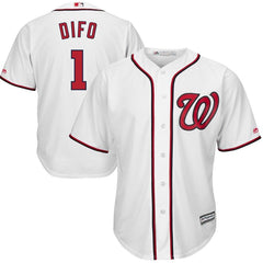 Wilmer Difo Washington Nationals Majestic Home Cool Base Player Jersey - White 2019